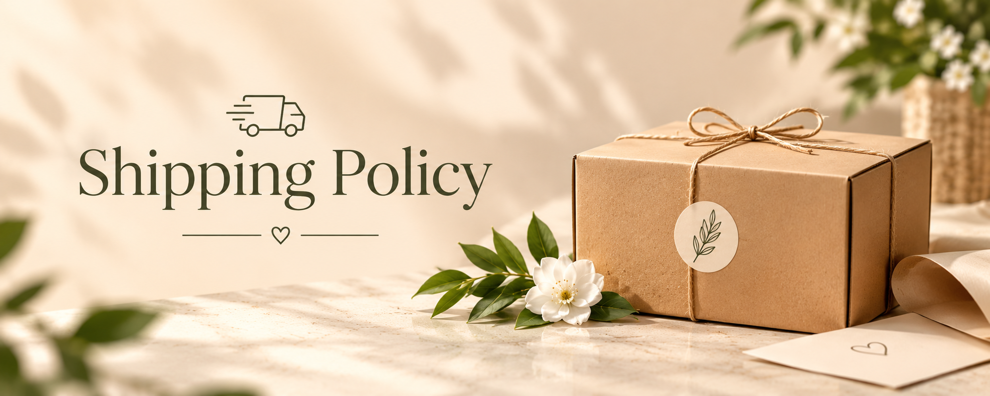 Lily & Lace Shipping Policy